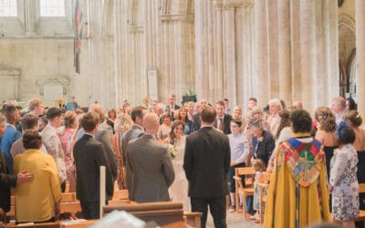 Beautiful Romsey Abbey wedding for Laura and Nicolas