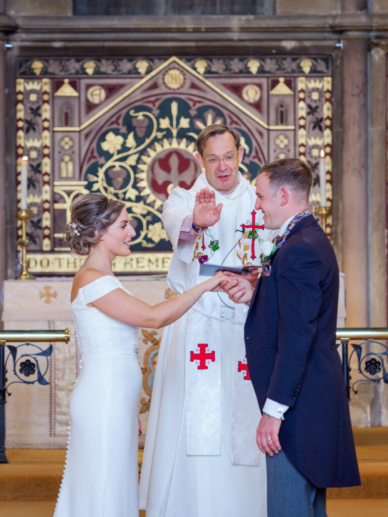 Vicar blesses marriage in Warsash Church