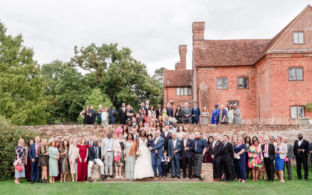 Evelyn and Geoff marry in style at Ufton Court