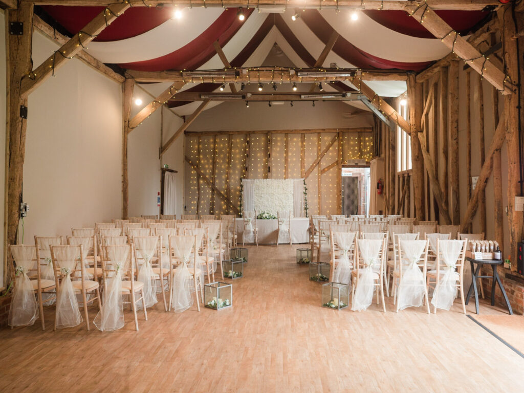 Combe Manor Barns ceremony space