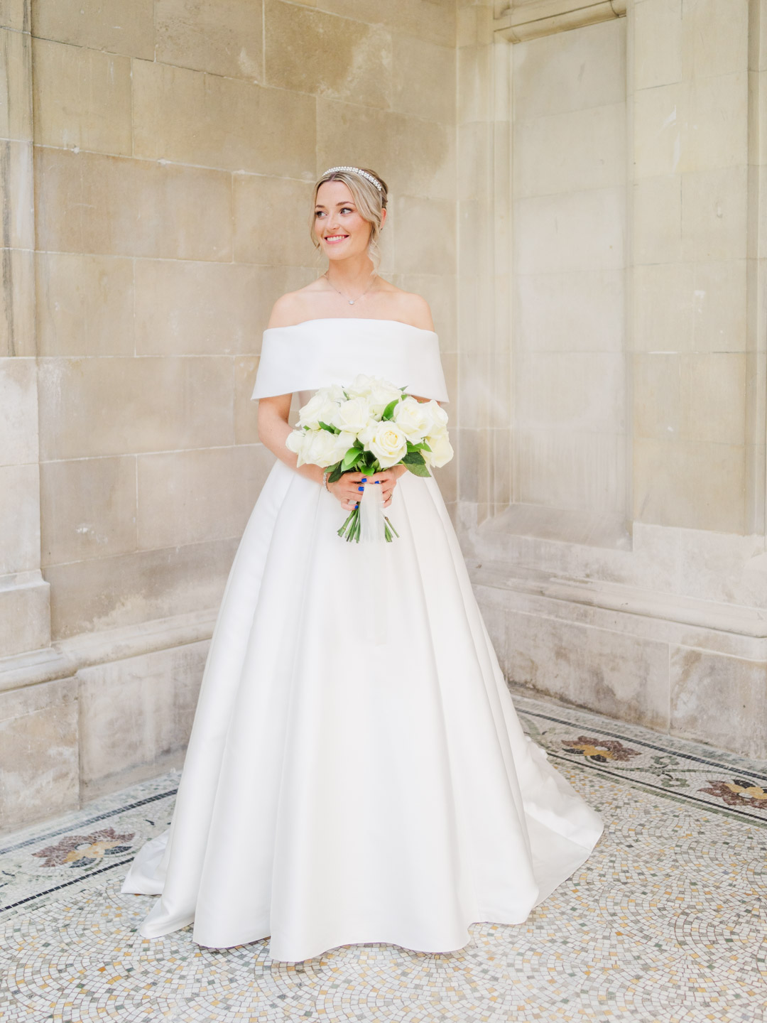 Bride in the Orangery at The Mansion at Coldeast