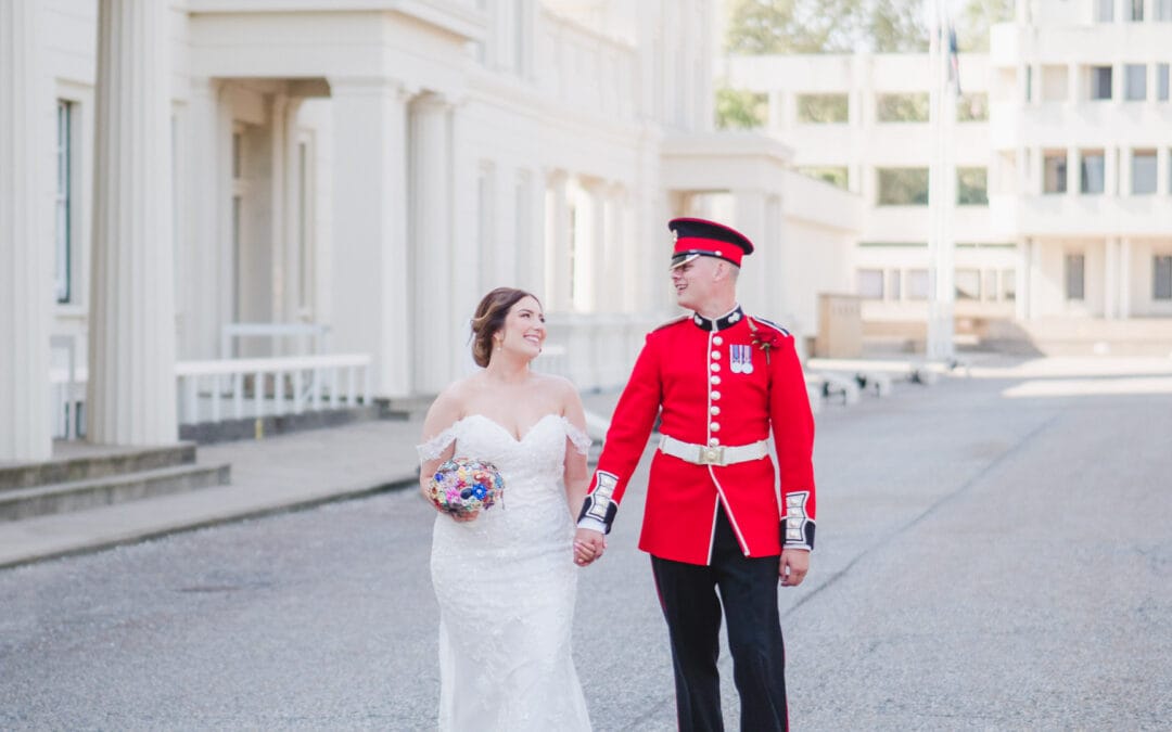 Guards’ Chapel, London, wedding photography