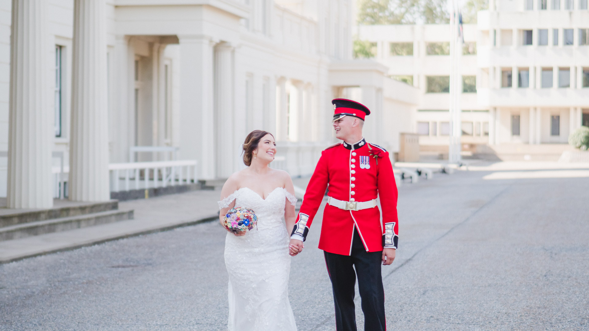 Guards’ Chapel, London, wedding photography