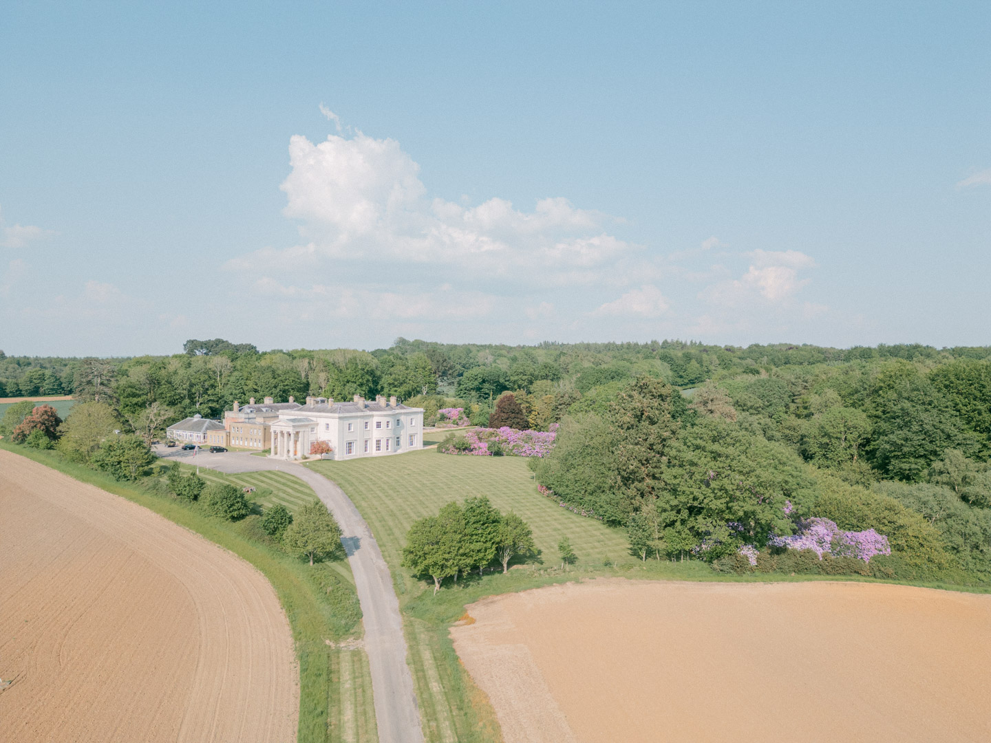 Rookesbury Park from the air.