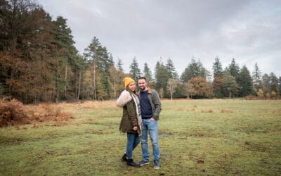 New Forest engagement shoot with Leanne and Nathan