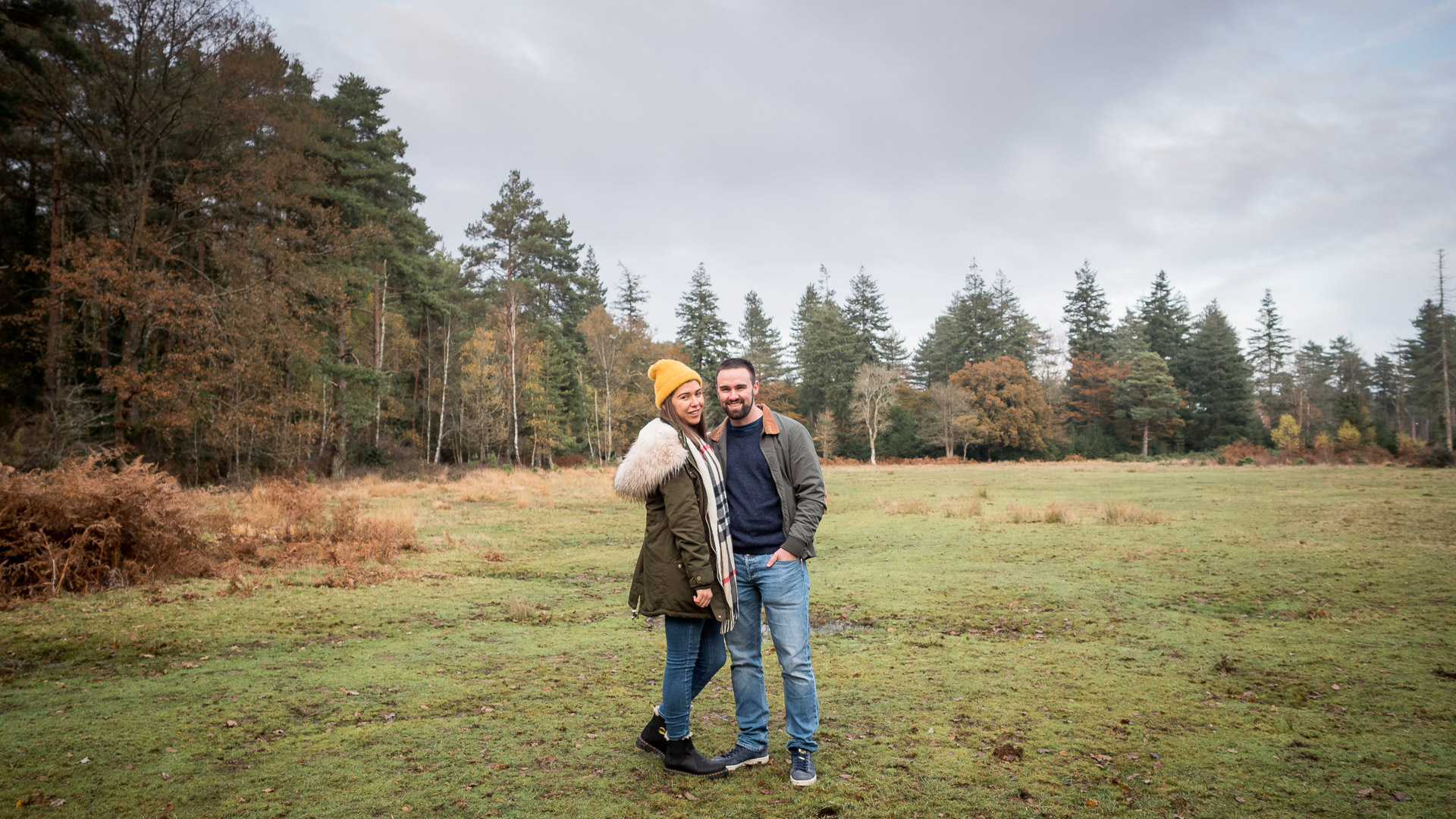 New Forest engagement shoot with Leanne and Nathan