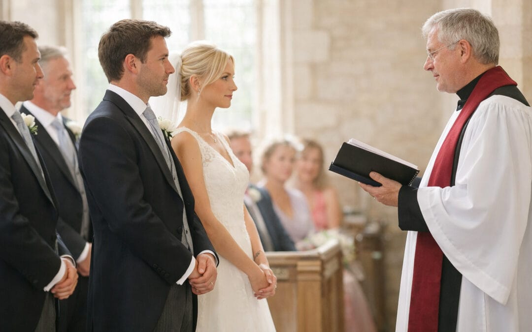 The secret Church wedding Order of Service